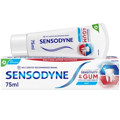 Sensodyne Sensitivity & Gum Fluoride Toothpaste, 75ml  75 ml (1er Pack) 