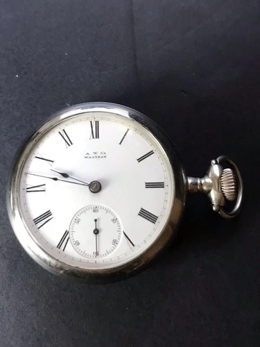 Antique 1905 Waltham 18s 15j Skeleton Pocket Watch