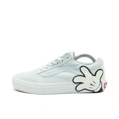VANS Damen Disney Mickey Mouse Sneaker Weiß Canvas, Skool Skateschuhe EU 36.5
