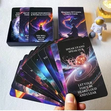 Cosmic Oracle Cards, Universe Message Oracle Cards for Beginners, Inner Strength