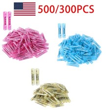 500/300PCS Heat Shrink Butt Connectors Set Wire Splice Crimp Terminals AWG 26-10
