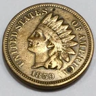 1859 Indian Head Penny Beautiful Coin Rare Date