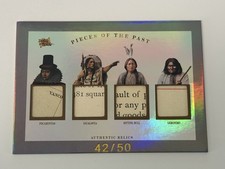 2023 Pieces of the Past Pocahontas Sacagawea Sitting Bull Geronimo /50 Relic #23