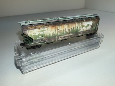 #ad N Scale MTL 094 44 770 Weathered Burlington Northern BN Ex CBamp;Q Hopper Car $49.75