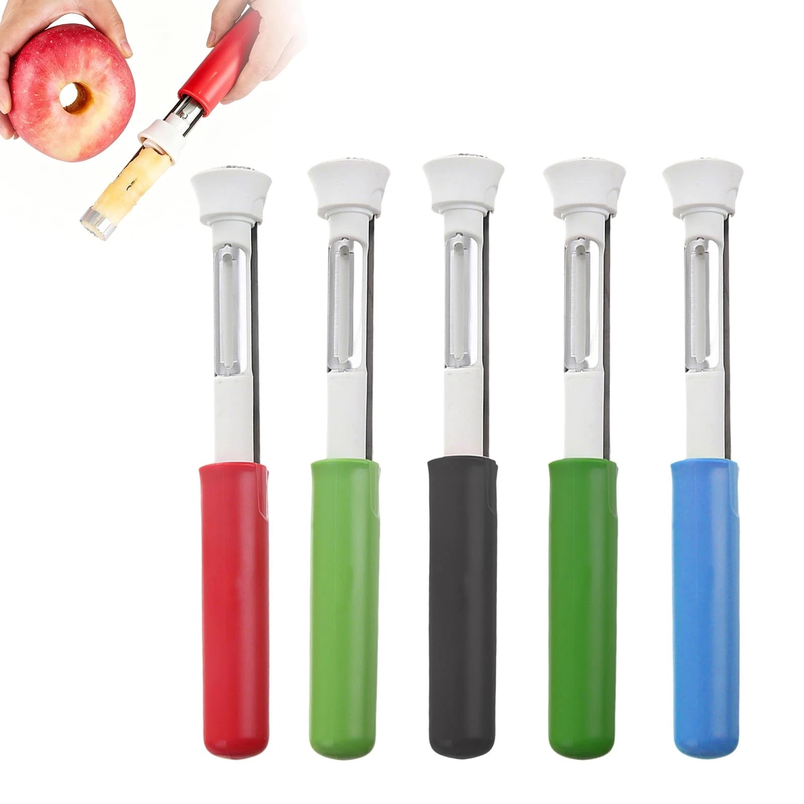 5 Pack 2 in 1 Apple Corer and Peeler, Apple Corer Tool, Fruit Vegetable Corer...
Opens in a new wind