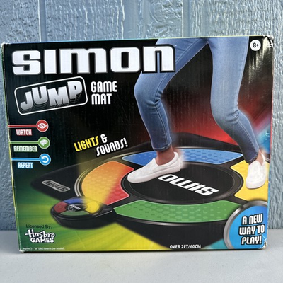 #ad Just Play Hasbro Simon Jump Game Mat With Lights And Sounds Electronic Game $29.99
