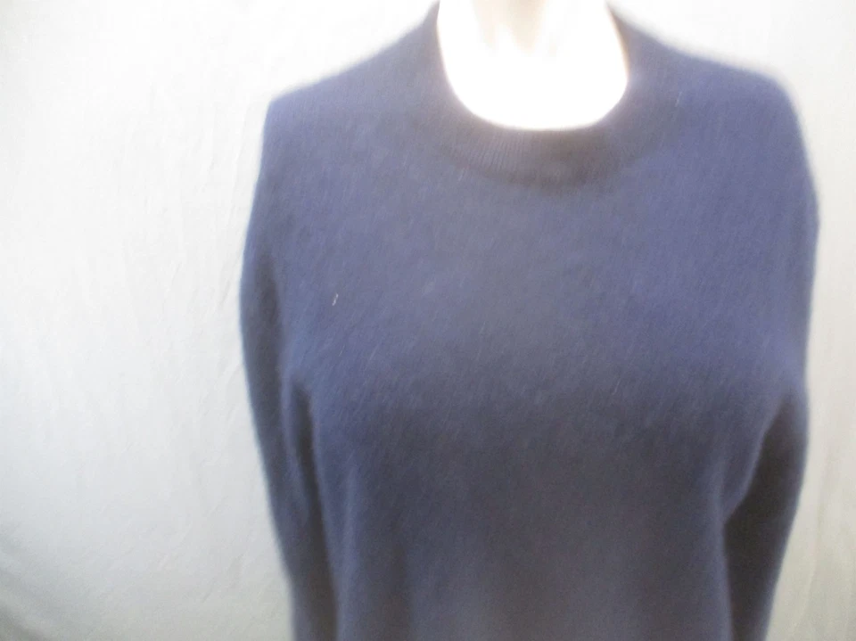 Suéter tejido suave cuello redondo 100 % cachemir azul talla S Daniel Bishop para hombre 731 Foto 2 de 4