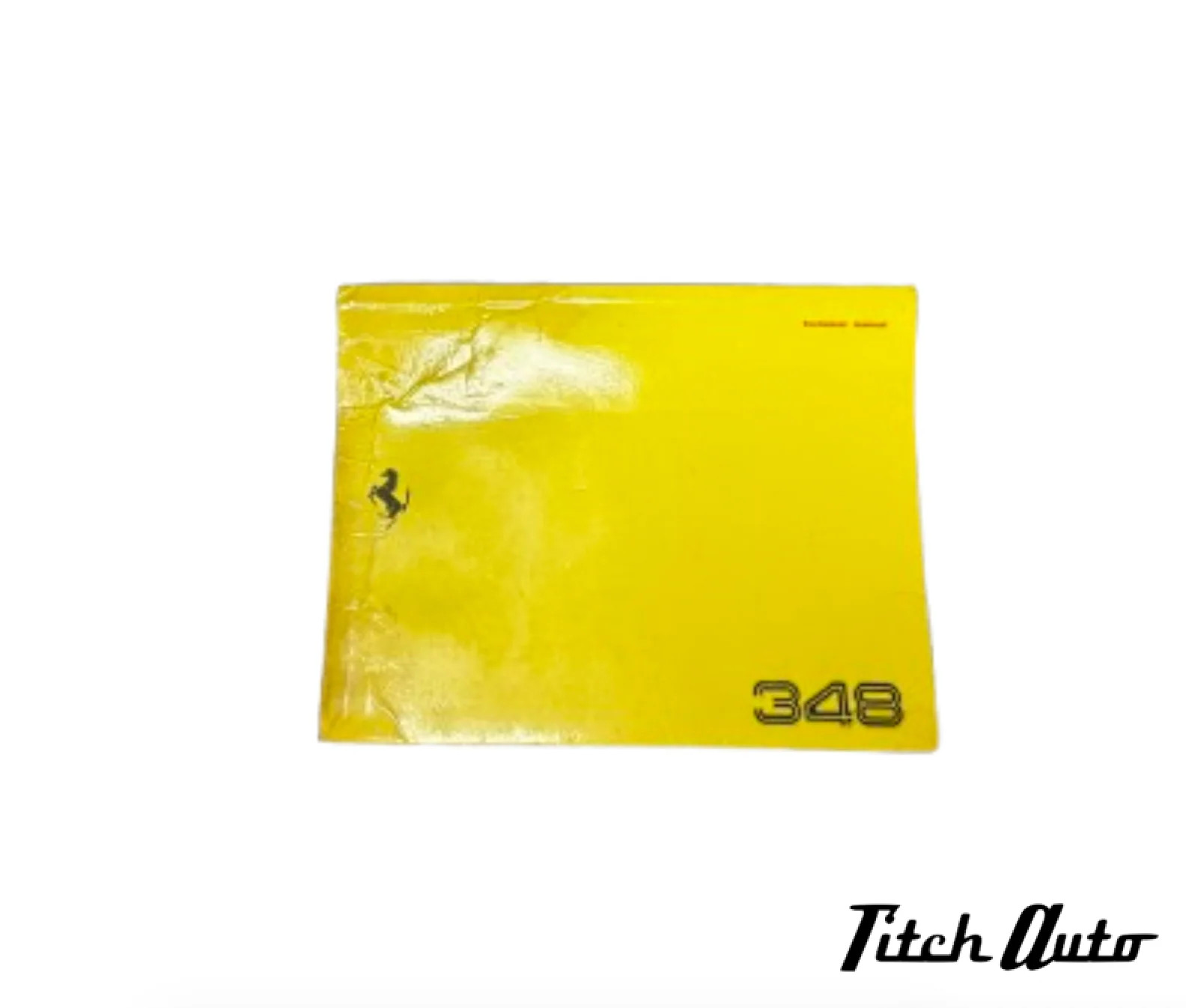 Ferrari 348 USED Owner's Manual Pouch + Technical Manual Booklet + Warranty Boo