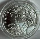 1 oz .999  Freedom Girl 2020 fine silver round medal  lot #4