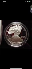 1989 S American Silver Eagle 1 Oz  Silver PROOF Coin with US Mint Box & COA OGP