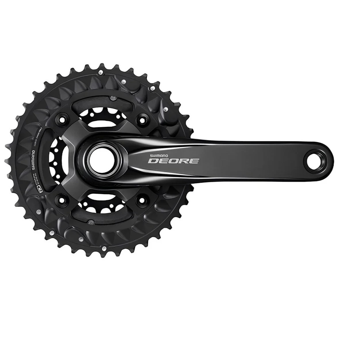 SHIMANO Deore FC-M6000-3 Hollowtech II Black Crankset 3x10-Speed 170mm
