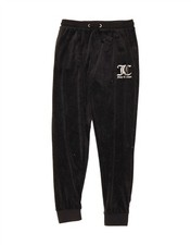 Juicy Couture Mädchen Velour Trainingshose Jogginghose 15-16 Jahre schwarz DF04