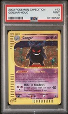 Pokemon 2002 Expedition Base Set Gengar Holo Rare #13/165 PSA 9