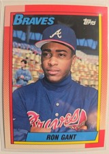 1990 Topps - Ron Gant #567 Collector's Edition (Tiffany)