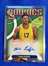 2023-24 Topps Finest Autographs AUTO Alex Fudge Rookie Auto