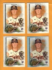 Jose Miranda lot of 4 ROOKIES 2022 A & G Baseball - UNLIMITED SHIPPING FOR $4.00