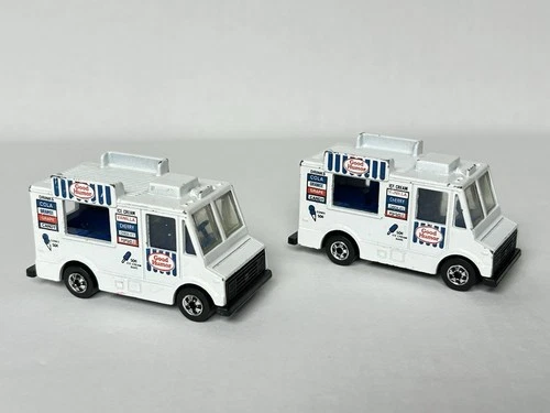 Hot Wheels - Vintage 1983 Good Humor Ice Cream Truck - White/Blue Die Cast 1:64