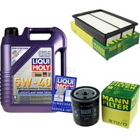Mann Inspektionspaket 5L Liqui Moly 5W-40 FüR Mazda 5 2.0 1.8 3