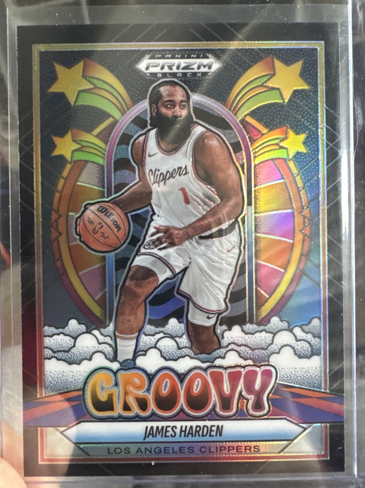 2024-2025 Prizm Black James Harden Groovy