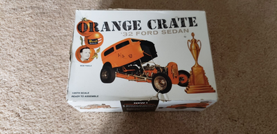 #ad RARE *ORIGINAL VINTAGE REVELL ORANGE CRATE 32 FORD KIT *SEALED BAGS $39.00