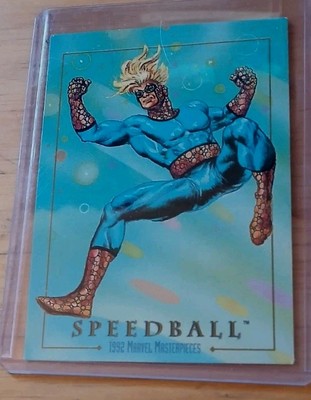 1992 SkyBox Marvel Masterpieces #88 Speedball
