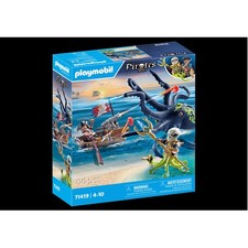 Image of PLAYMOBIL 71419 Pirates: Pirate vs. Deeper - Battle with the Giant Octopus - New