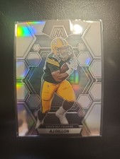 AJ Dillon 2023 Panini Mosaic Silver Prizm #84 Green Bay Packers 