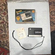 Kodak Disc 4100 Black Vintage Disc Film Camera w/ Box Manual Neck Strap