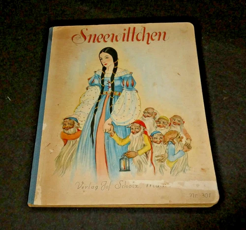 Grimms fairy tales Snow White B. Schlötter 1937 Jos. Scholz Sütterlin