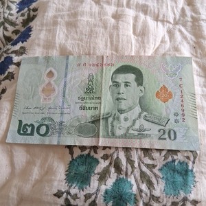 2022-25 THAILAND 20 Baht Note - Auth P142 POLYMER Circ RAMA X