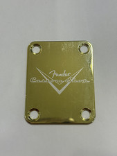 Electric Guitar Laser V Joint neck Plate Gold with Screw for FENDER custom shop