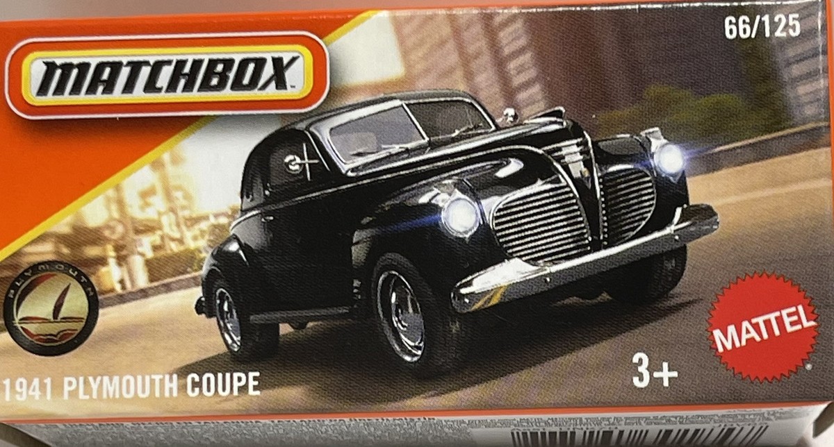2024 MATCHBOX “1941 PLYMOUTH COUPE “ 66/125 Box | eBay