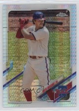 2021 Topps Chrome Prism Refractor Rhys Hoskins #182 0x4v