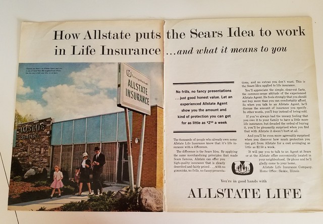 1962 Allstate life insurance Salt Lake City building Sears