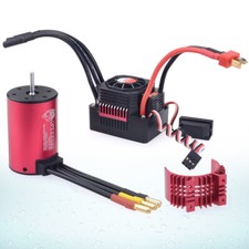 Surpass Hobby 3660 Brushless Motor + 60A/80A ESC with Heatsink for 1/10 1/8 Cars