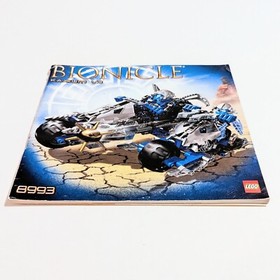 Lego Bionicle 8993 Kaxium V3 Motorcycle & SideCar Vehicles *Instructions Only*