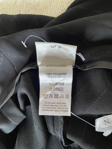 Vintage Black Skirt Size 10 Long NEXT Unused - Picture 7 of 12