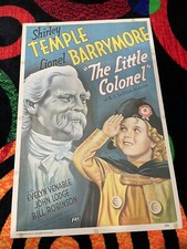 SHIRLEY TEMPLE LIONEL BARRYMORE THE LITTLE COLONEL MOVIE POSTER REPRINT