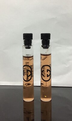 Gucci Guilty Black Eau De Toilette Splash Vials 2 ml - Lot Of 2, 