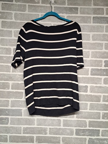Lauren Ralph Lauren Womens Pullover Knit Scoop Neck Striped Blouse Size 2X - Picture 10 of 13