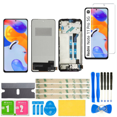 For Xiaomi Redmi Note 11 Pro 4/5G LCD Display Touch Screen Digitizer Replacement