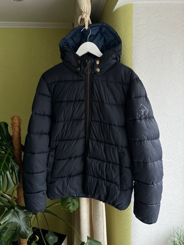 Barbour Beacon Fibre Down Puffer Hooded Quilted Jacket Size M - Picture 4 of 21