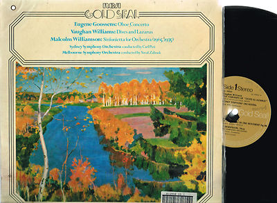 Goossens V WILLIAMS M Williamson GUY HENDERSON Carl Pini LP RCA Italy GL40542 VG