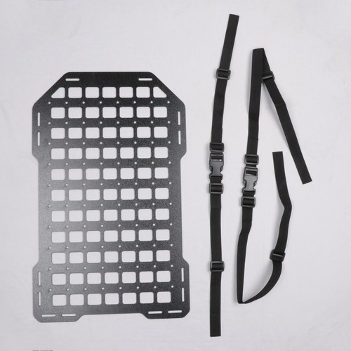 Panneau Organiseur MOLLE Rigide Pour Dossier De Siège Voiture - Dimensions 43x33 Cm, ABS - Universel Pour Rangement Outils, Gadgets, équipement