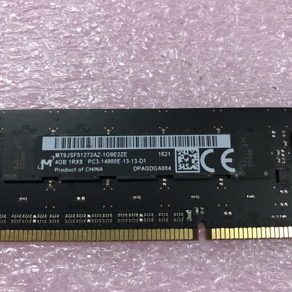 Micron 16GB 1Rx8 PC3-14900E-13-13-D1 Ram MT9JSF51272AZ-1G9E2ZF - Image 3 of 4