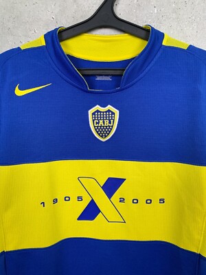 BOCA JUNIORS 2005 2006 HOME FOOTBALL SHIRT #9 PALERMO NIKE JERSEY