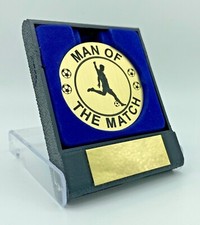 Football Award Man Of The Match Trophy FREE ENGRAVING Gold Silver Player