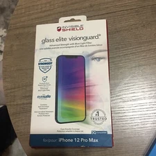 New ZAGG Apple iPhone 12 Pro Max InvisibleShield VisionGuard Screen Protector