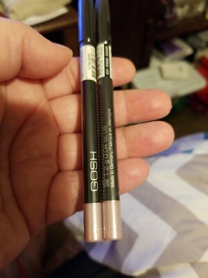 Lot of2 GOSH Copenhagen Velvet Touch Waterproof Eyeliner~014 Pink Darling Sealed