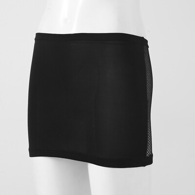 Womens Lace Sheer Pencil Skirt Mini Sexy Tights Hips Skirts See